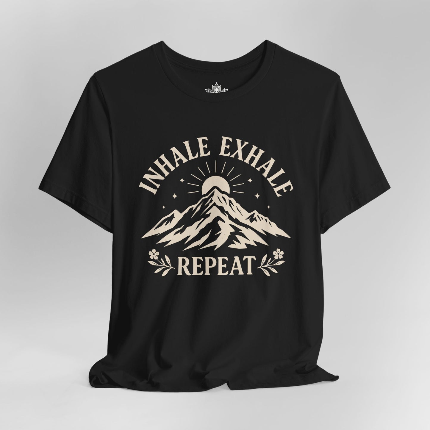 Inhale Exhale Repeat Mountain Men Tee