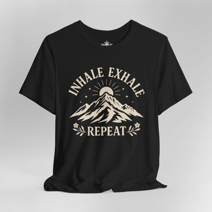 Inhale Exhale Repeat Mountain Men Tee