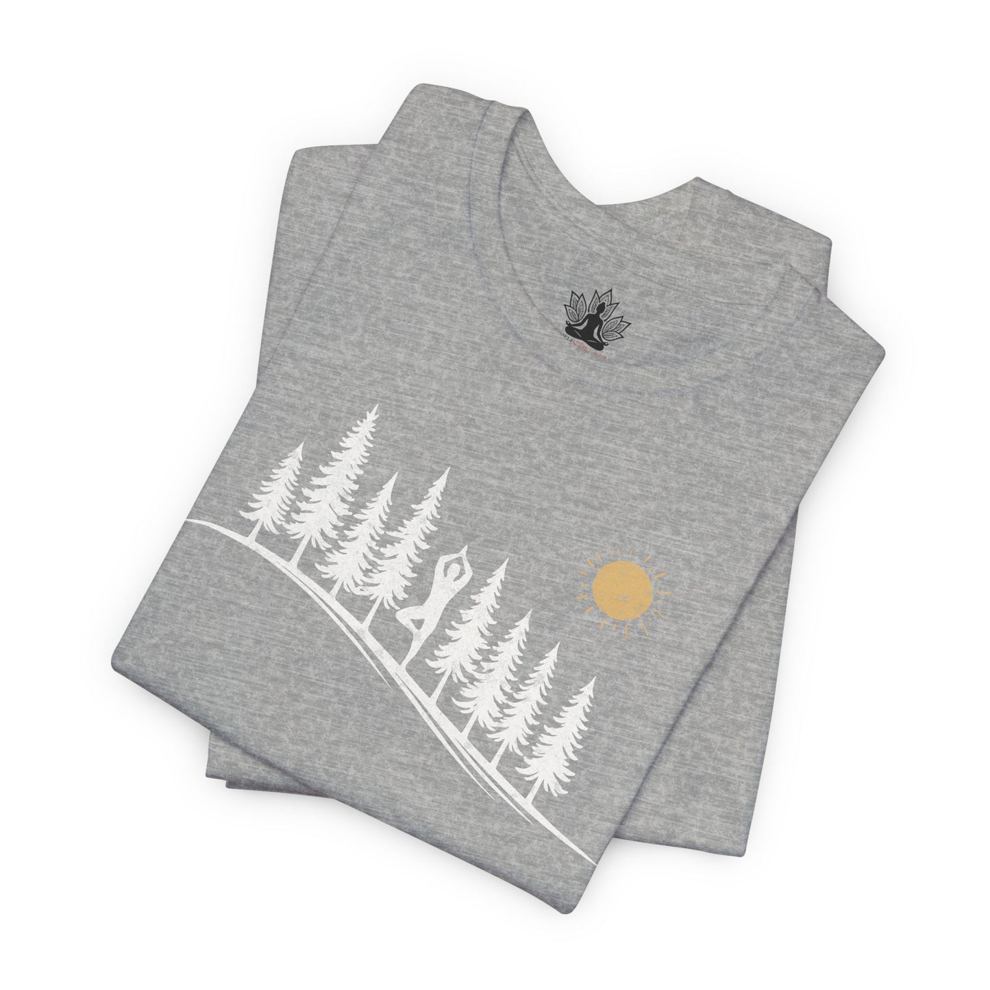 Forest Tree Pose Yoga – Balance in Nature Men Tee