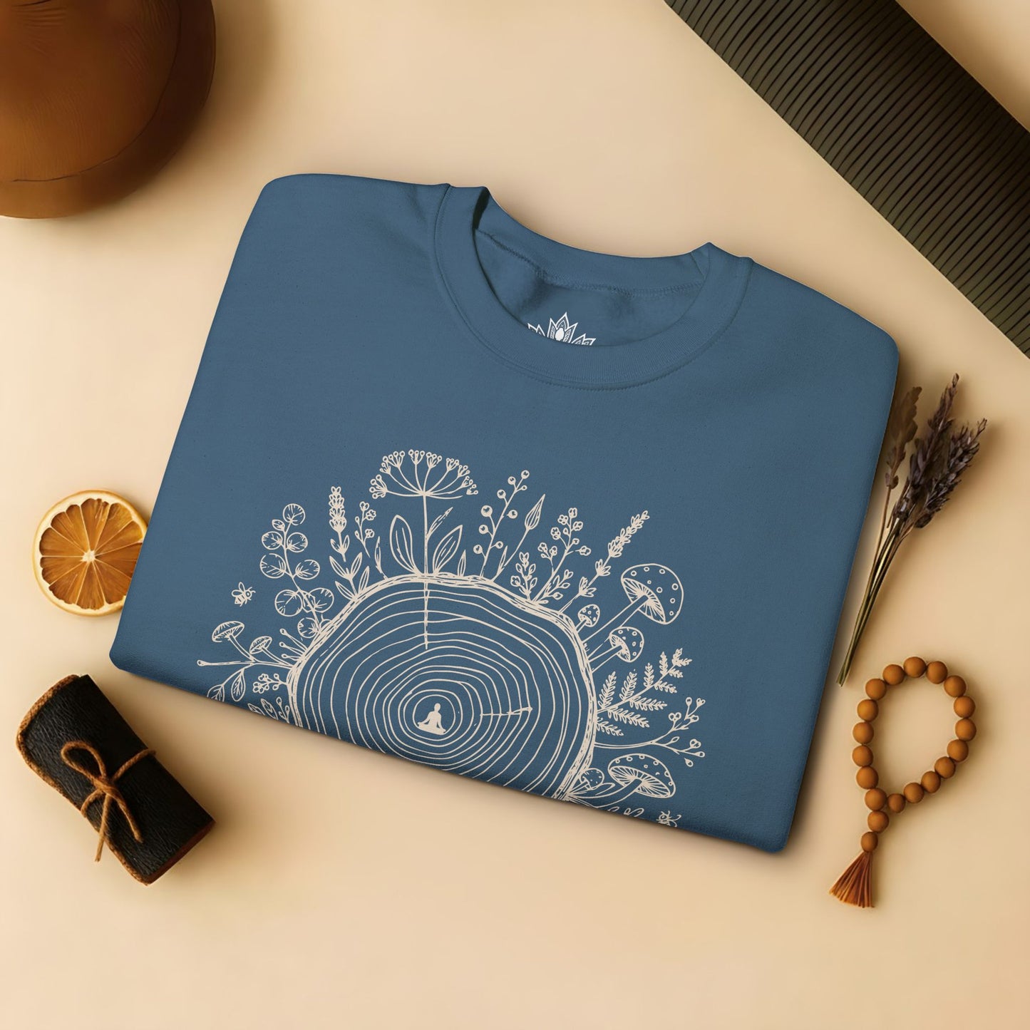 The Quiet Center Botanical Sweatshirt