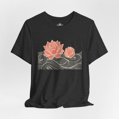 Lotus Bloom & Retro Waves Tee
