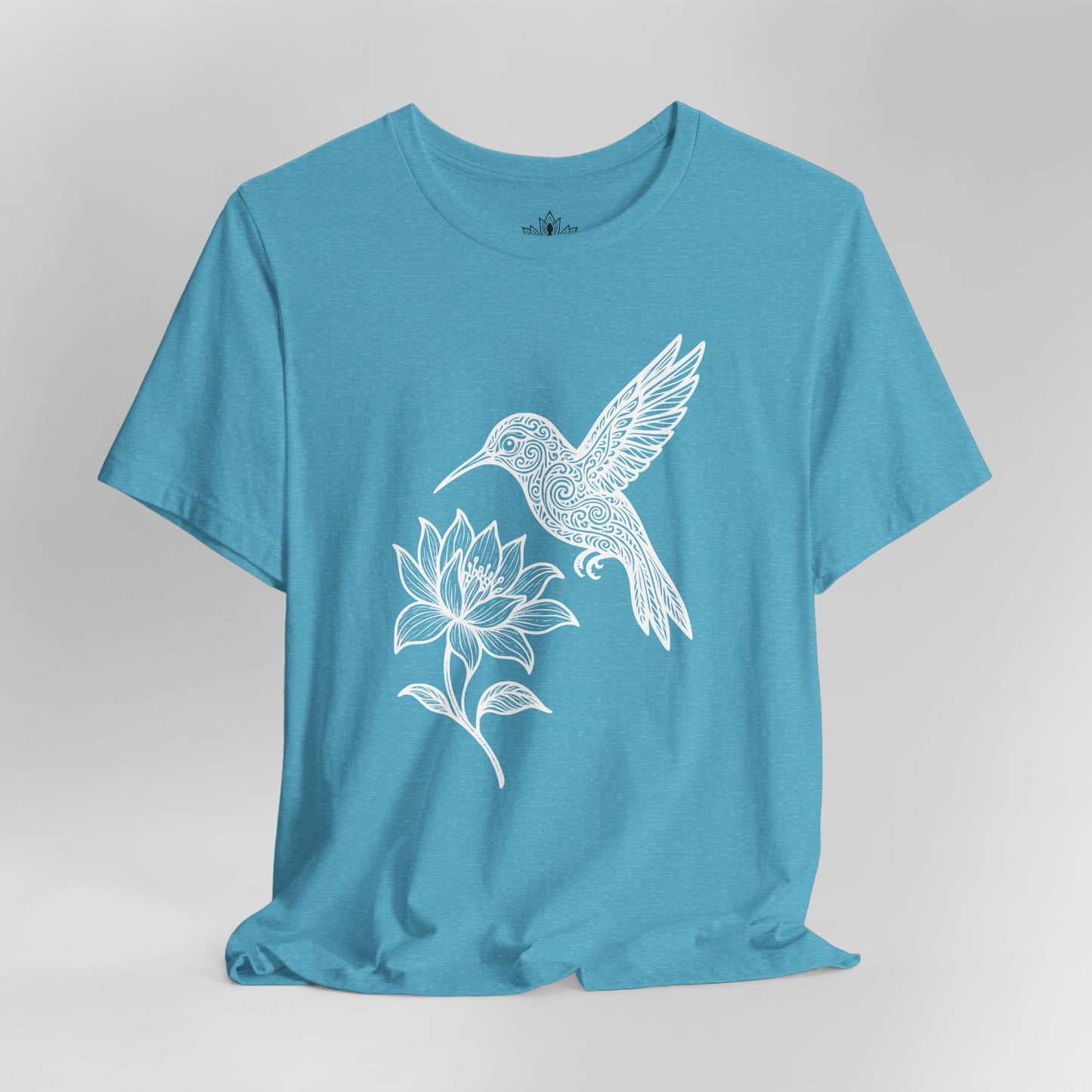 Hummingbird Lotus – Mandala Nature Tee
