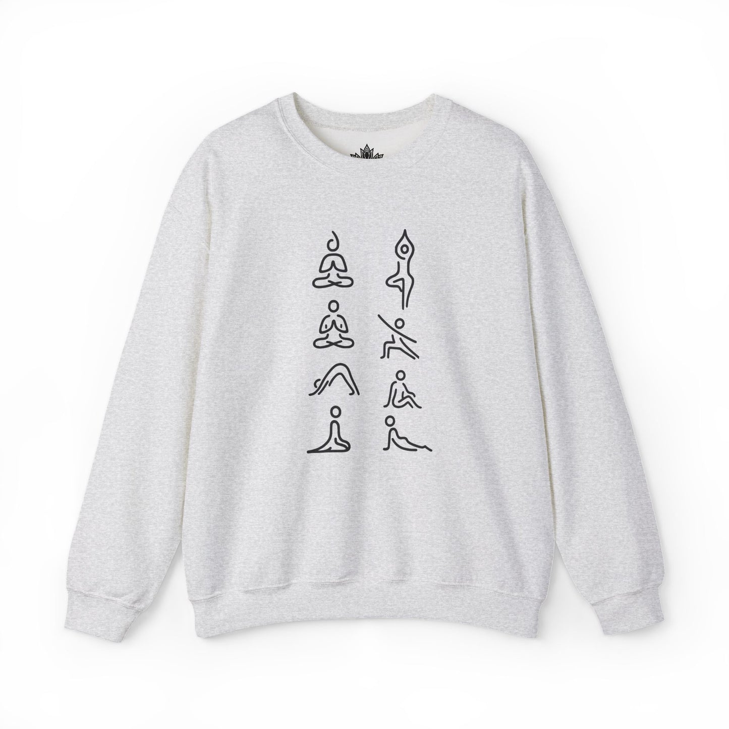Line Art Yoga Poses Sweatshirt