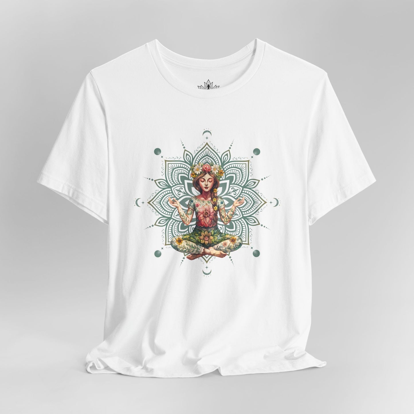Flower Meditation Boho Tee