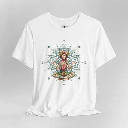 Flower Meditation Boho Tee