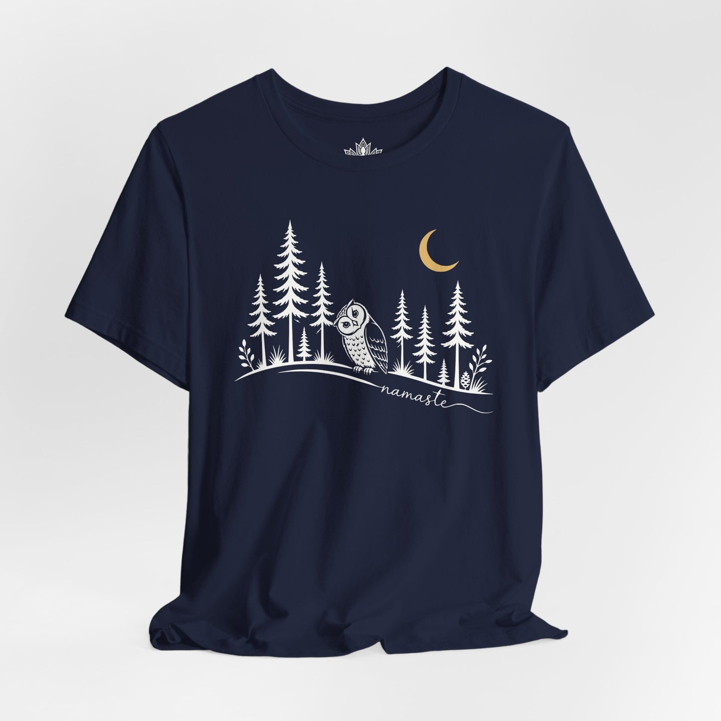 Namaste Forest Owl Tee