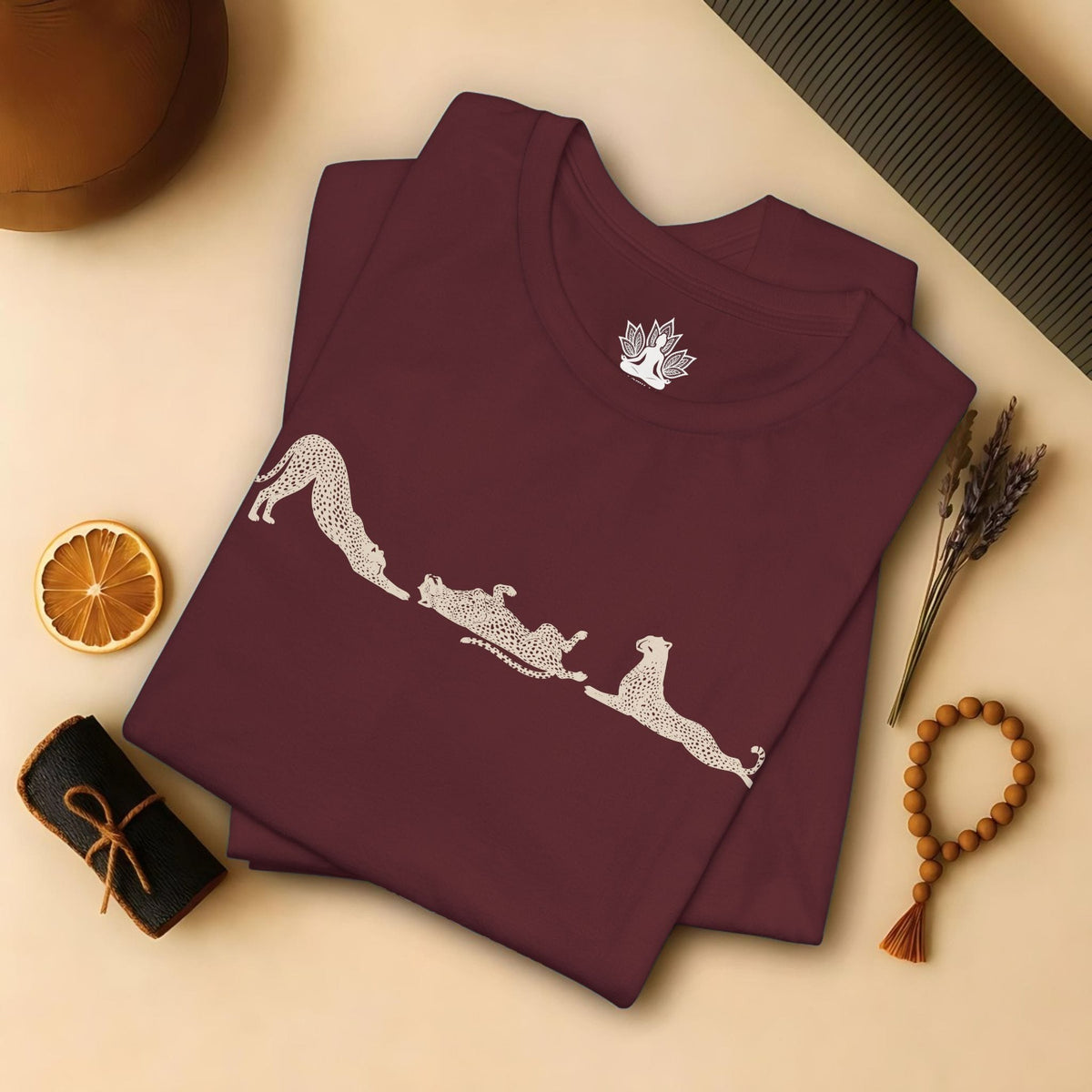 Printify T-Shirt Cheetah Savanna Flow Tee Cheetah Savanna Flow Tee