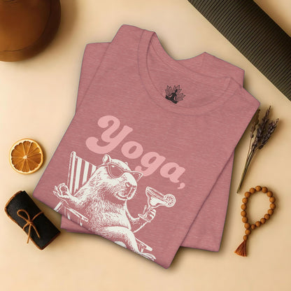 Capybara Yoga, Playa & Margarita Tee