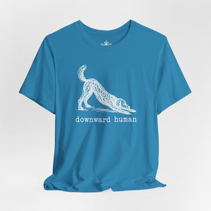 Line Art Downward Human Tee