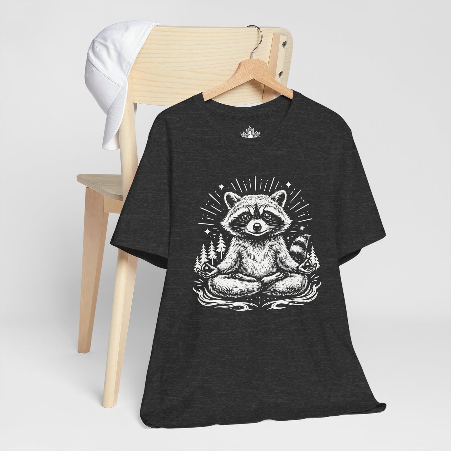 Meditating Raccoon Men Tee