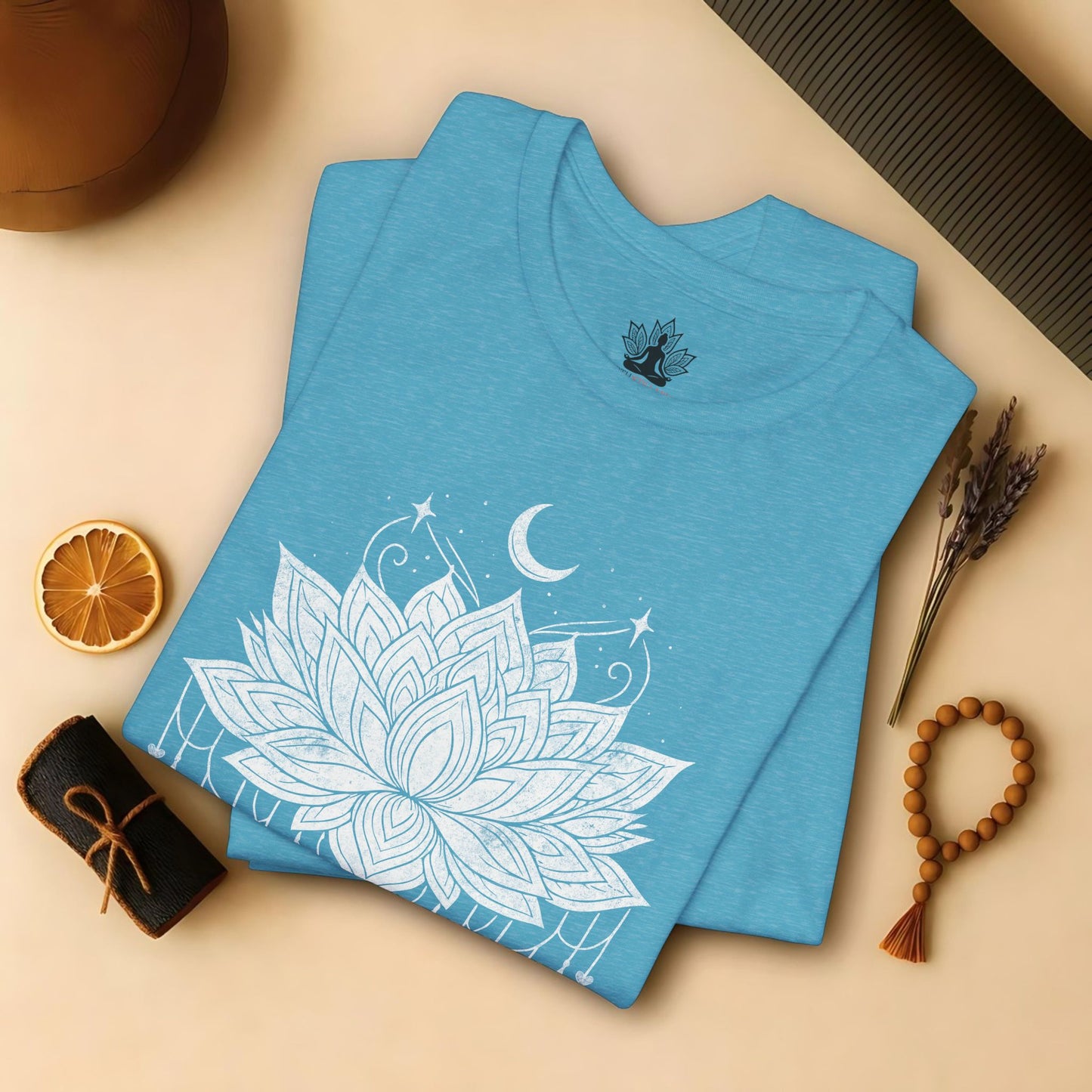 Vintage Moon Lotus Tee