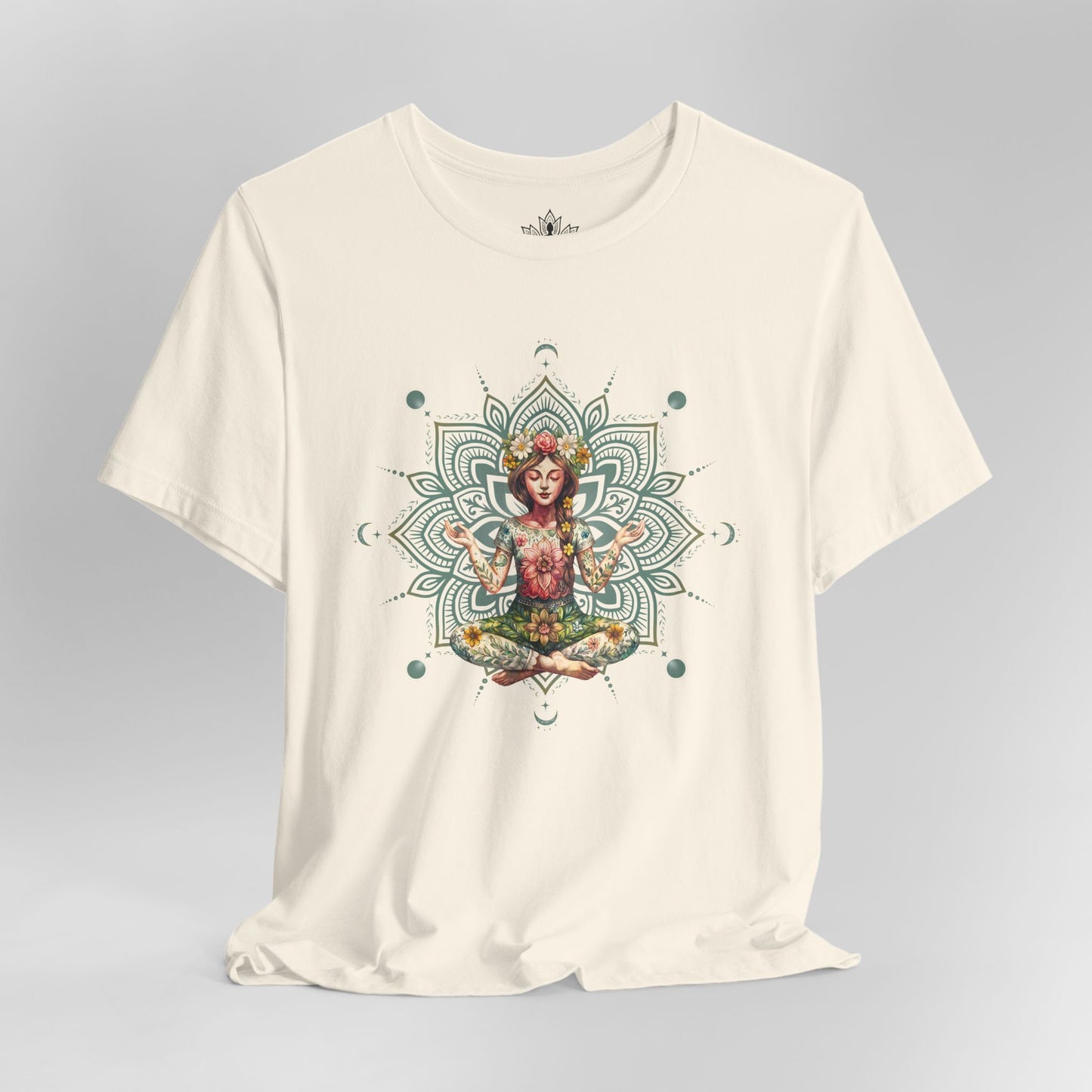 Flower Meditation Boho Tee