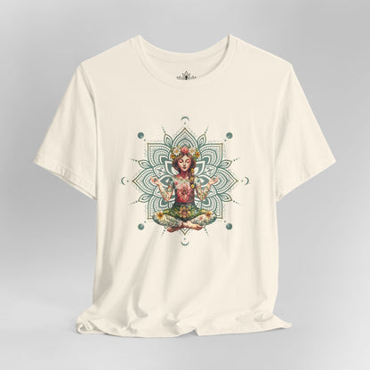 Flower Meditation Boho Tee