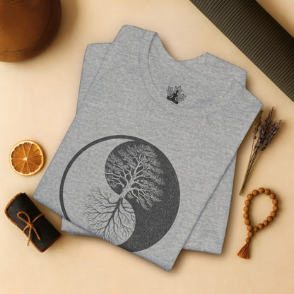 Yin Yang Tree of Balance - Spiritual Nature Tee