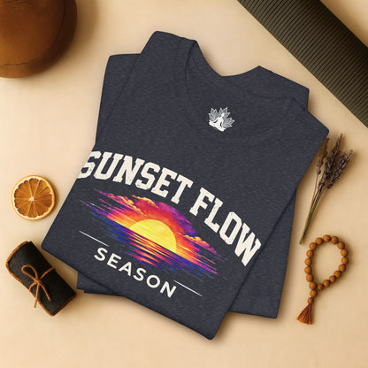 80s Sunset Flow Season Tee