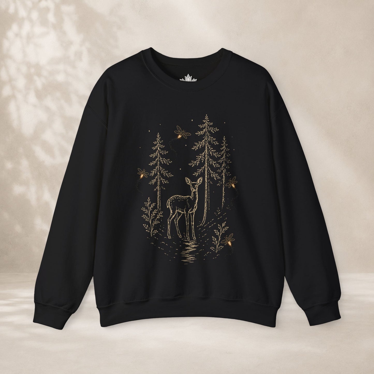 The Quiet Path Doe & Fireflies Sweatshirt