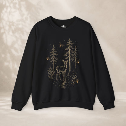 The Quiet Path Doe & Fireflies Sweatshirt