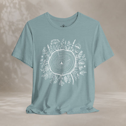 The Quiet Center Botanical Tee