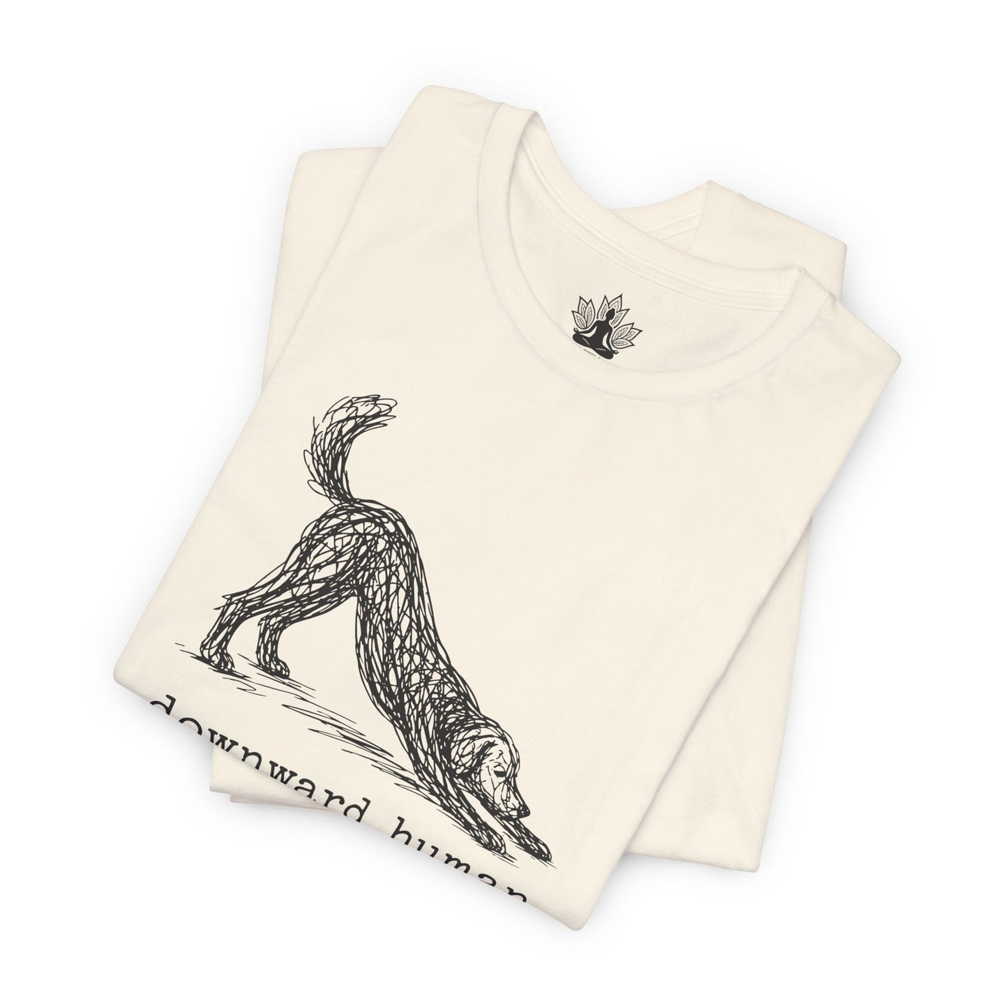 Line Art Downward Human Men Tee