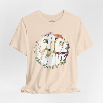 Floral Peace & Love Tee