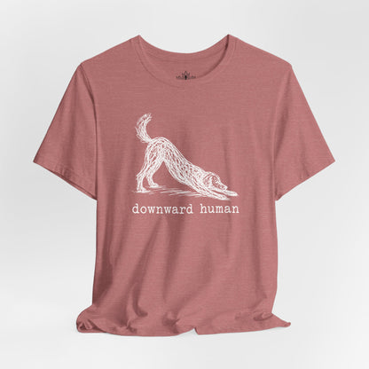 Line Art Downward Human Tee