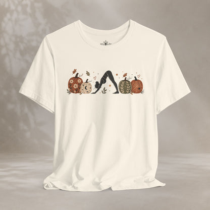 Boho Downward Dog Pumpkin Tee