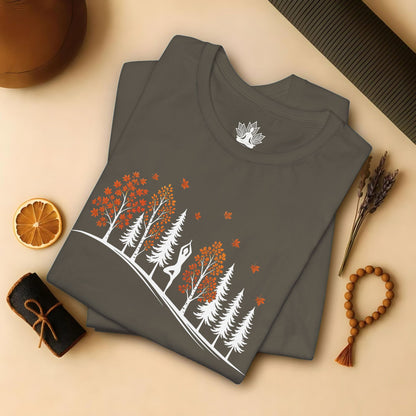 Fall Forest Tree Pose Tee