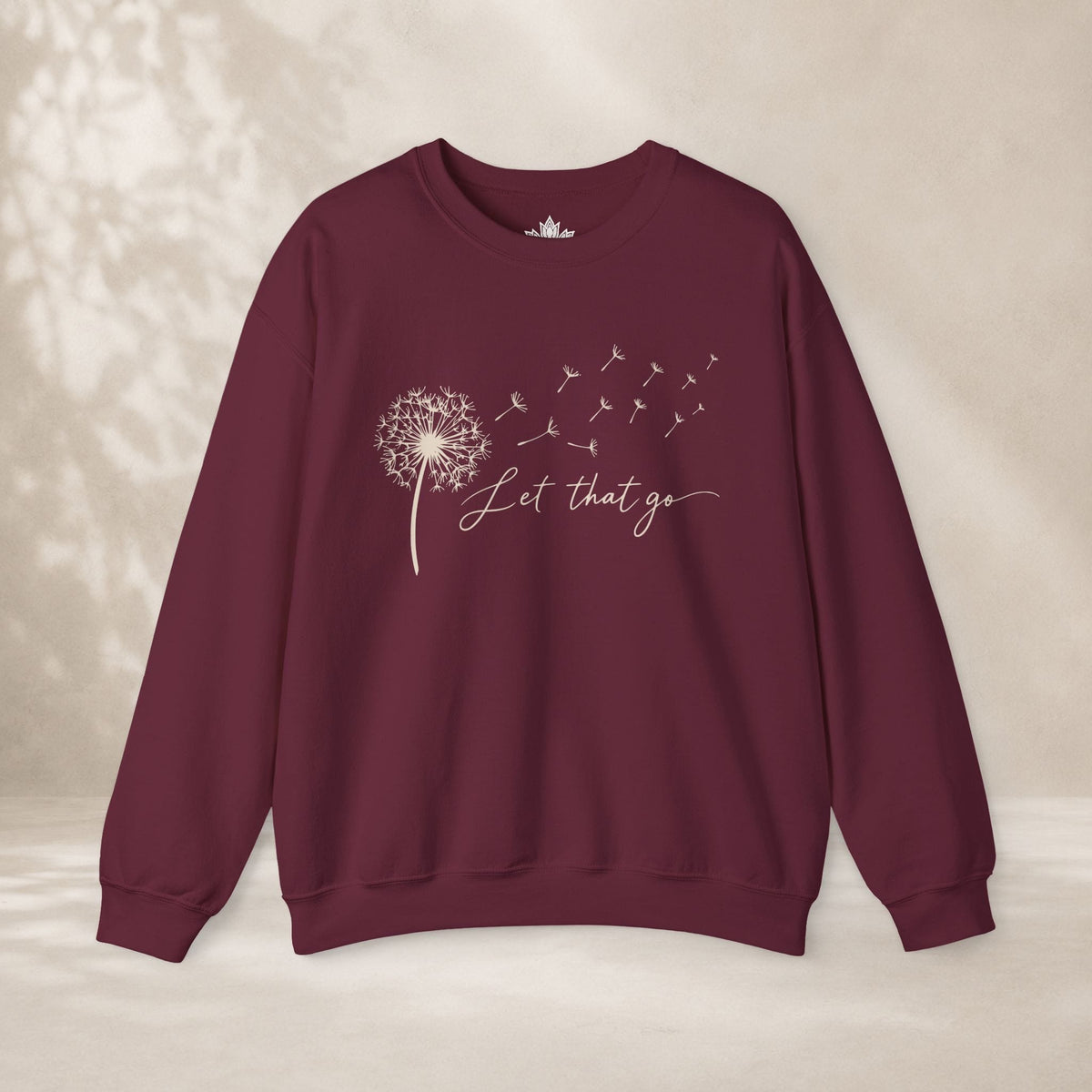 Printify Sweatshirt Let That Go Dandelion Sweatshirt Let That Go Dandelion Sweatshirt