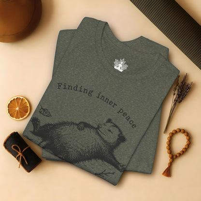 Finding Inner Peace Possum Tee