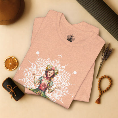 Flower Meditation Boho Tee
