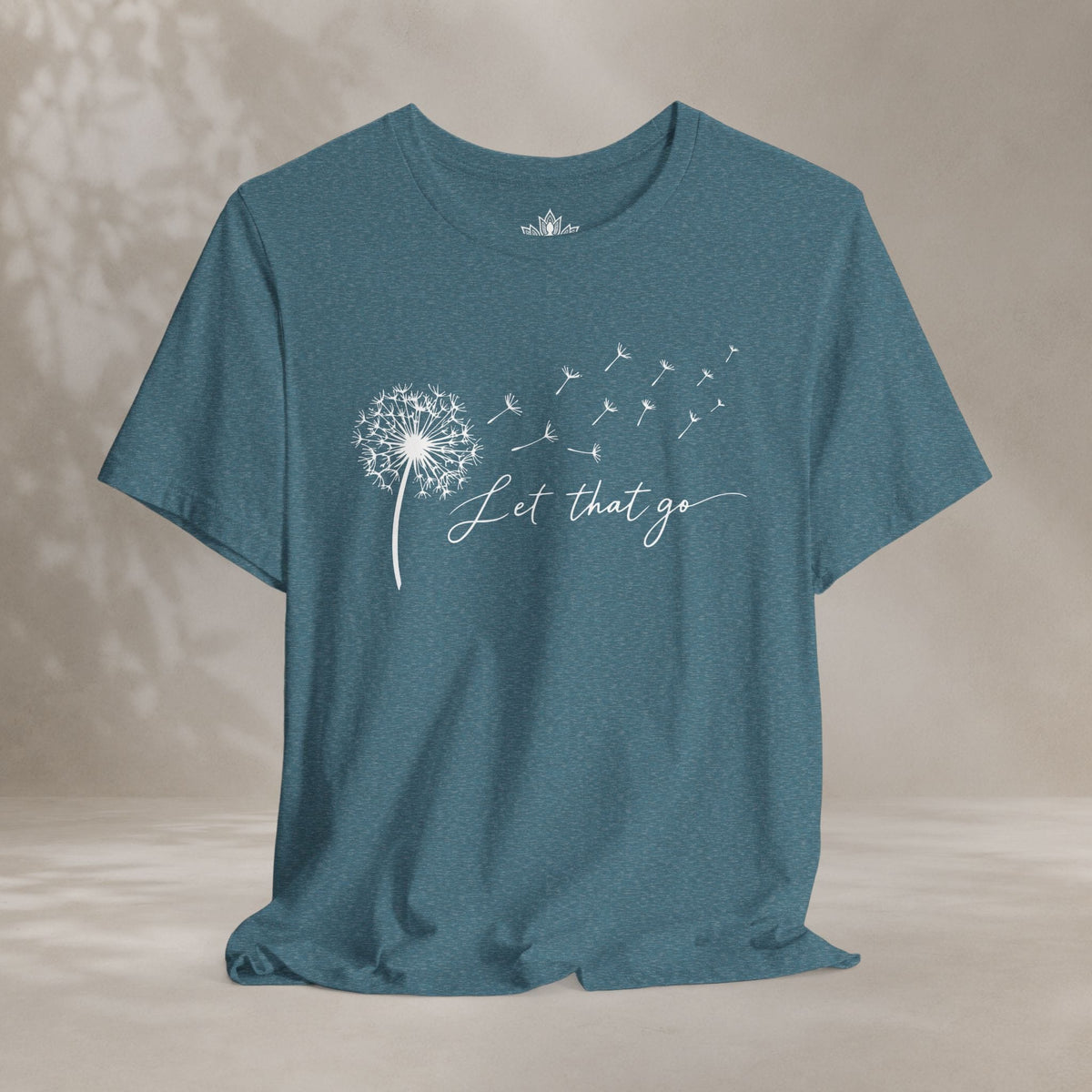 Printify T-Shirt Let That Go Dandelion Tee Let That Go Dandelion Tee