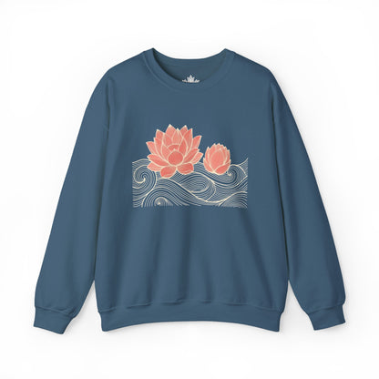 Lotus Line Art Sweatshirt