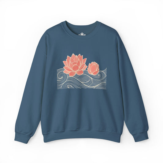 Lotus Line Art Sweatshirt