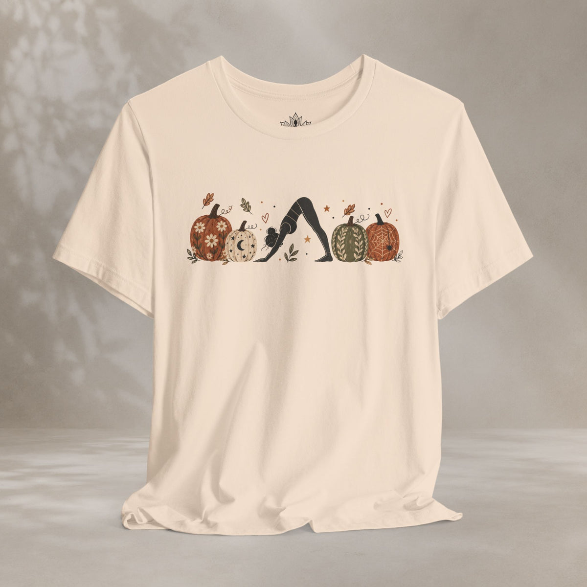 Boho Downward Dog Pumpkin Tee