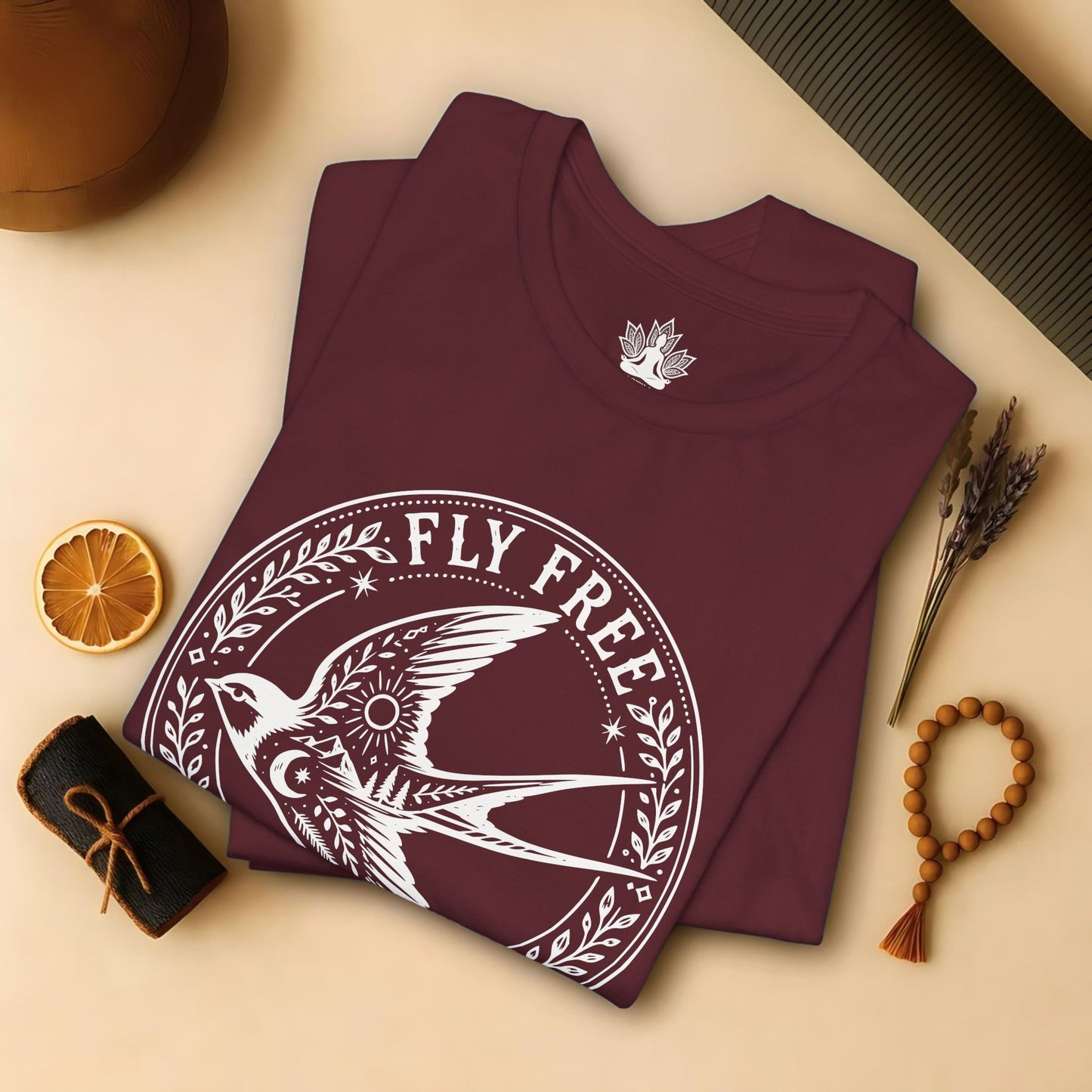 Fly Free, Little Bird Badge Tee