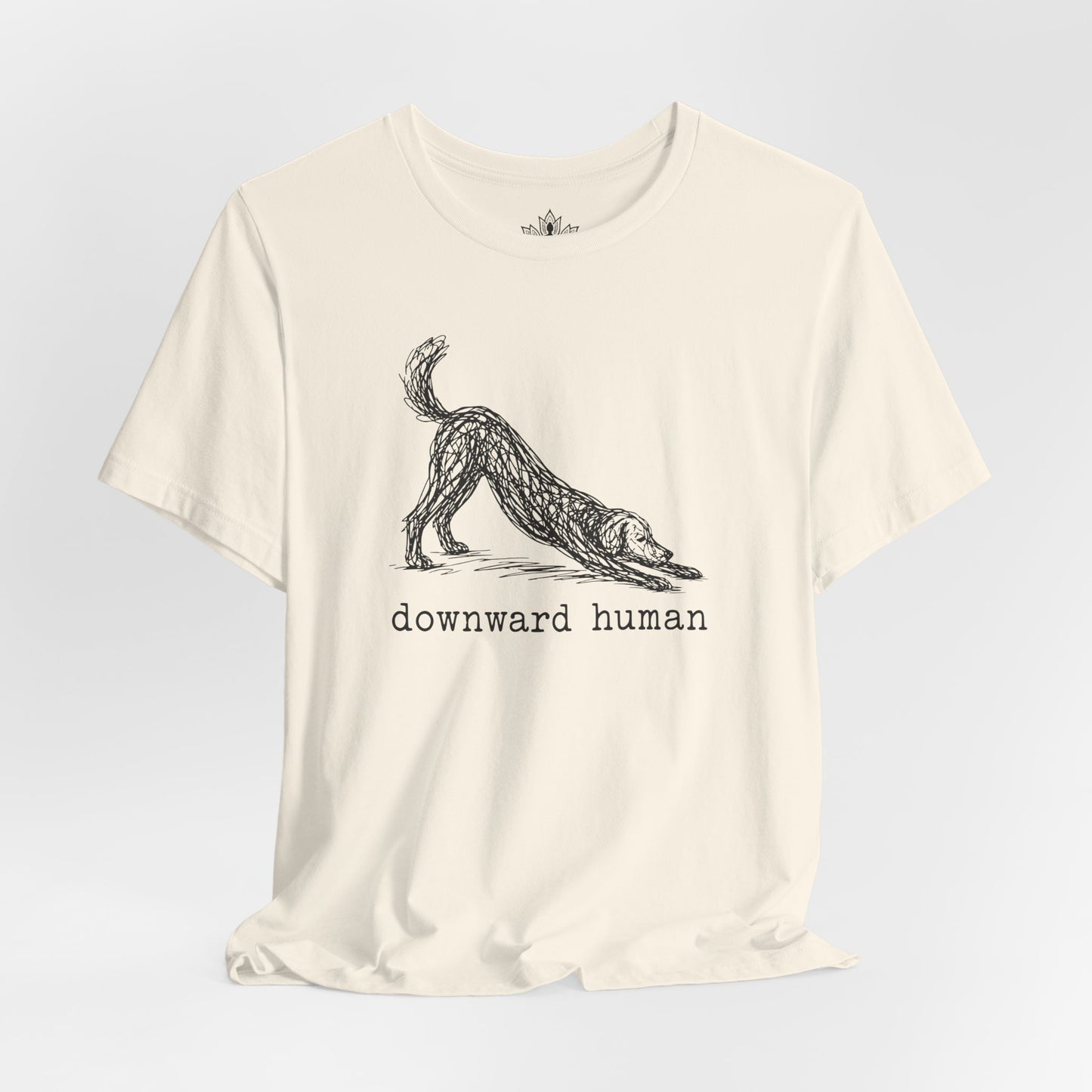 Line Art Downward Human Tee