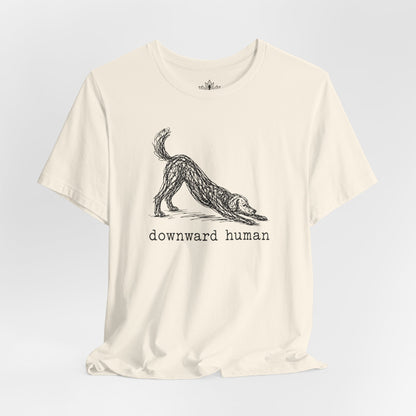 Line Art Downward Human Tee