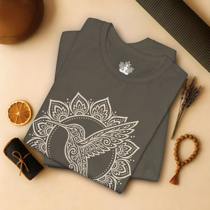 Hummingbird & Mandala Tee