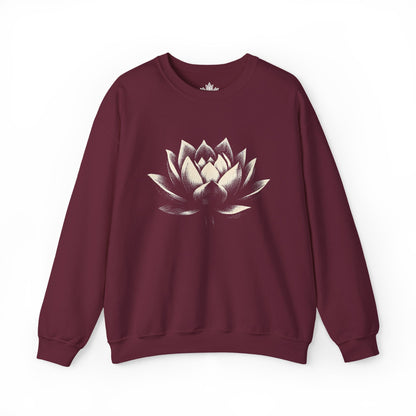 White Lotus Shadow Art Sweatshirt