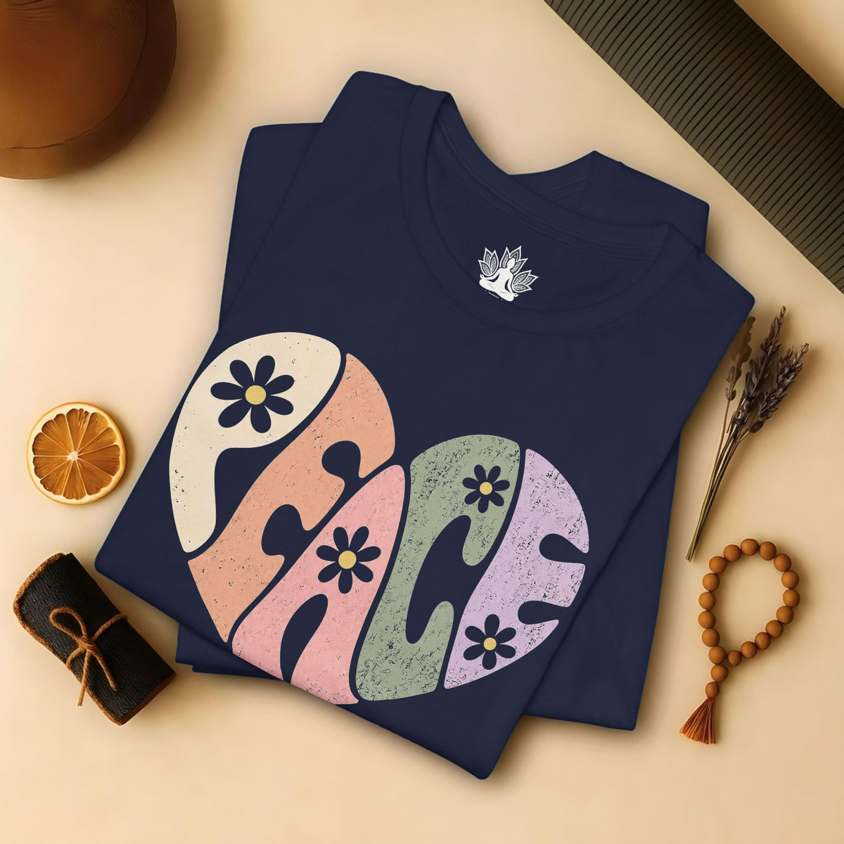 Retro Peace Heart Tee