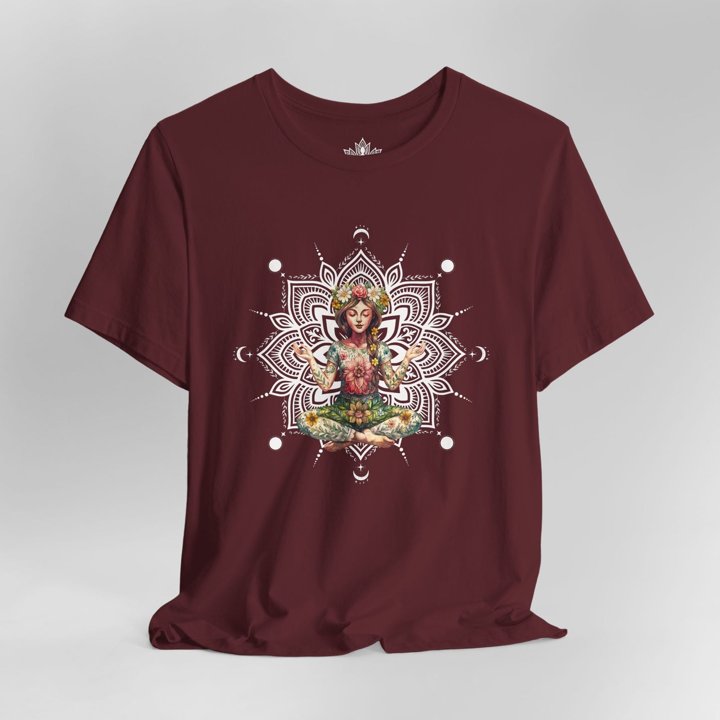Flower Meditation Boho Tee