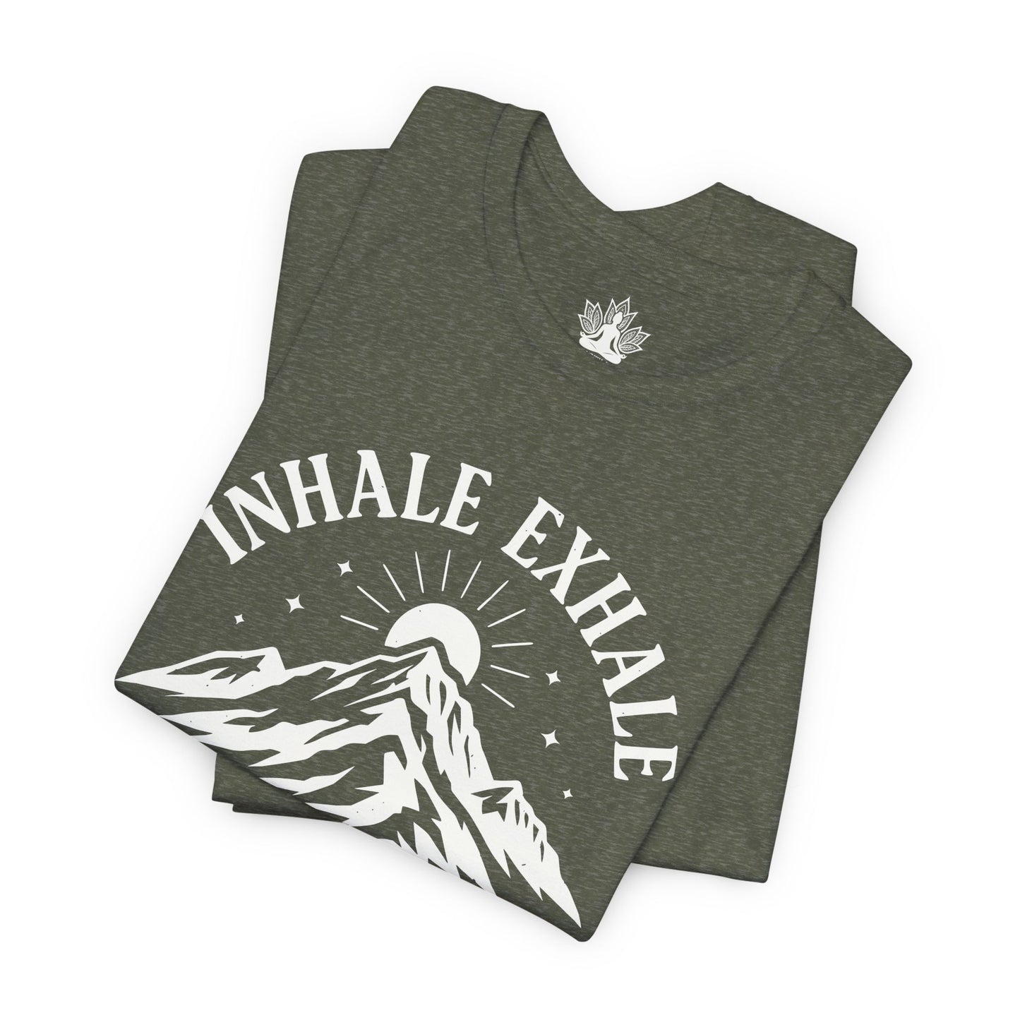 Inhale Exhale Repeat Mountain Men Tee