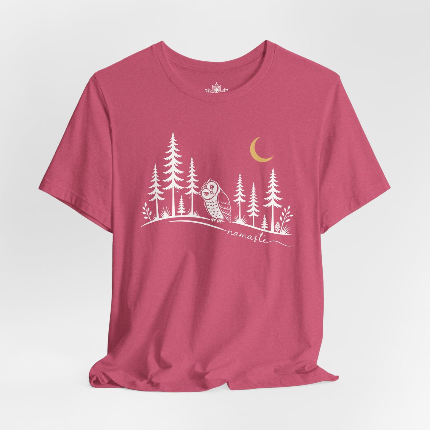 Namaste Forest Owl Tee