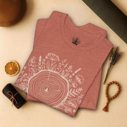 The Quiet Center Botanical Tee