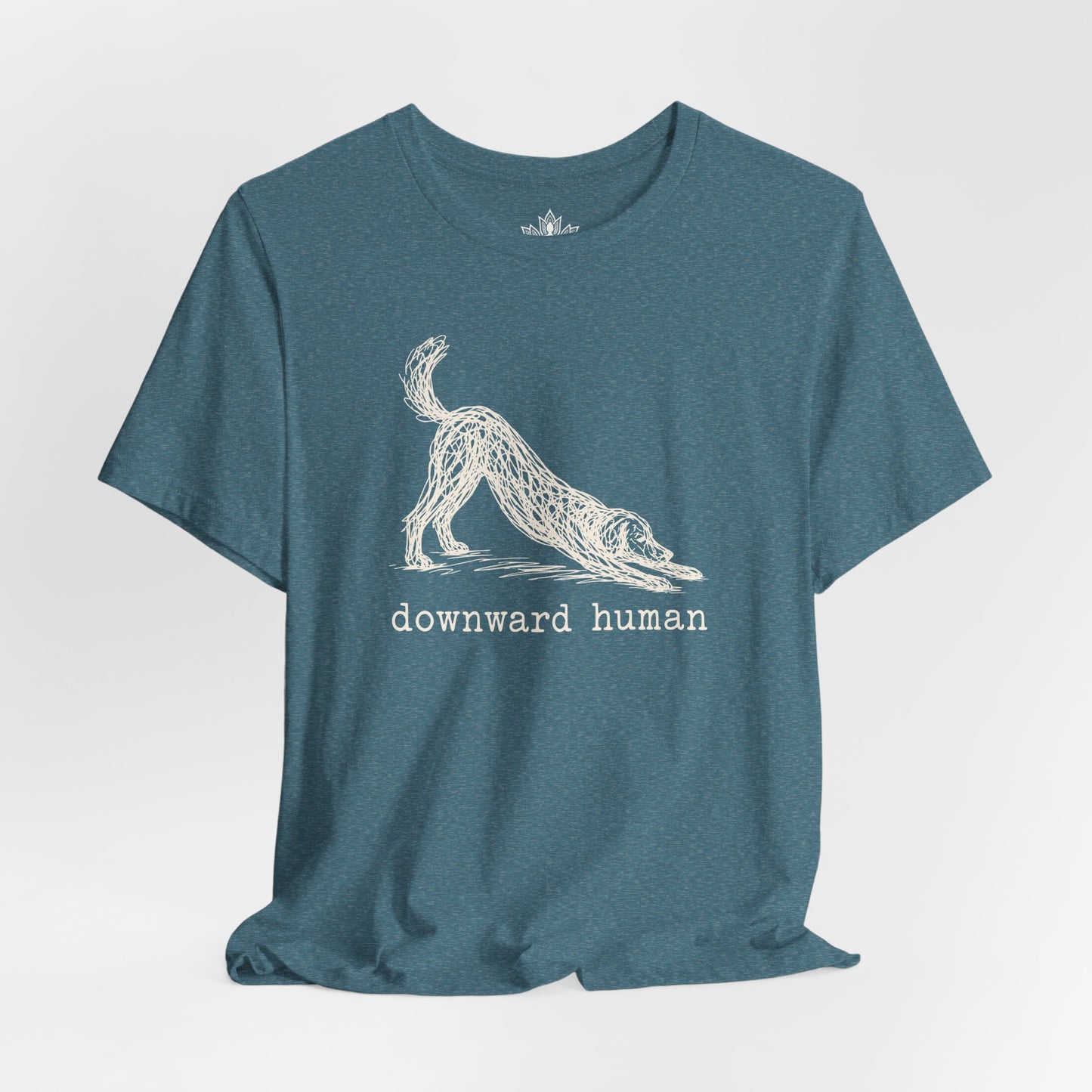 Line Art Downward Human Tee