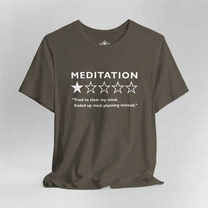 Meal Planning Meditation – Funny Mindful Tee