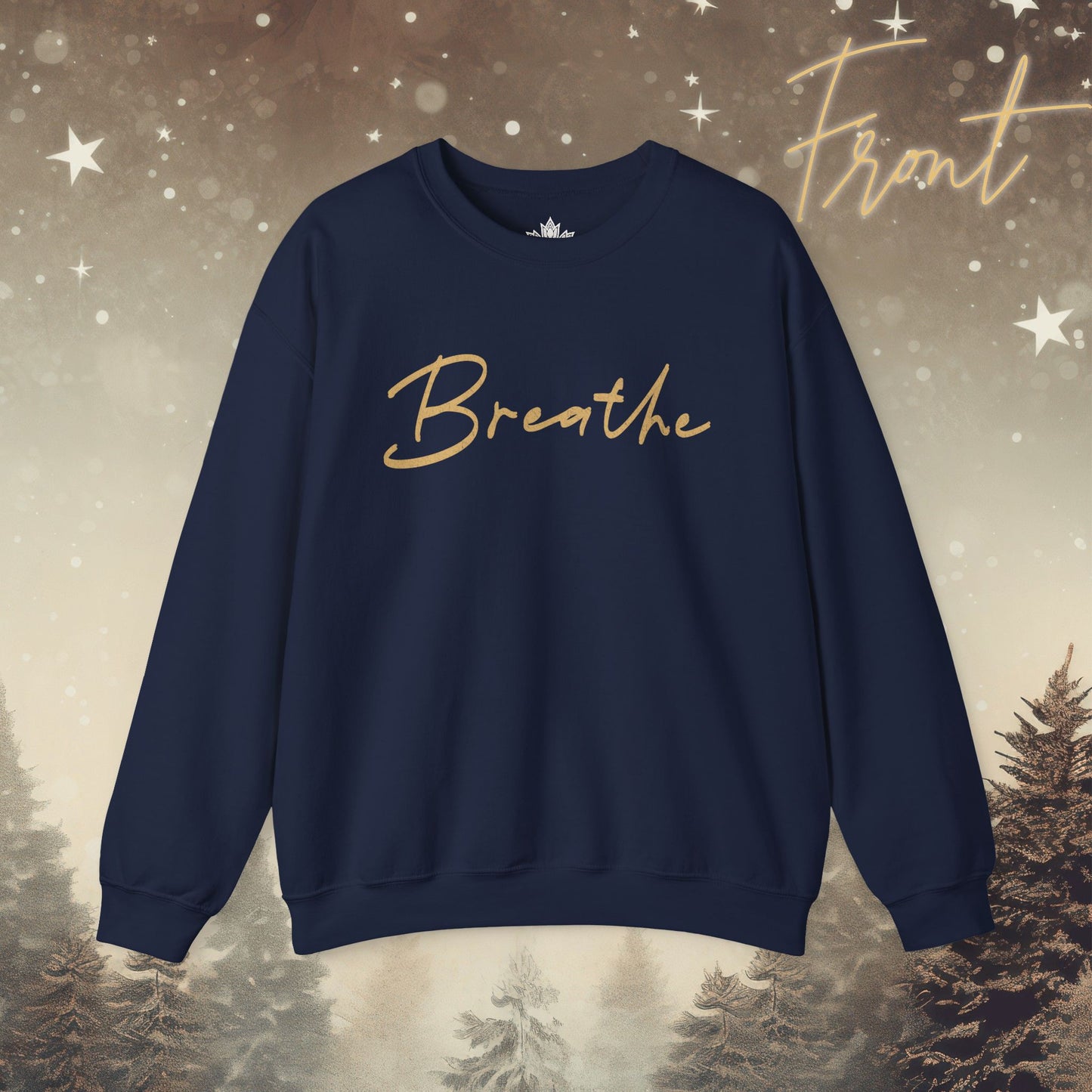 Cozy Breathe Sweater - Mandala Back Print