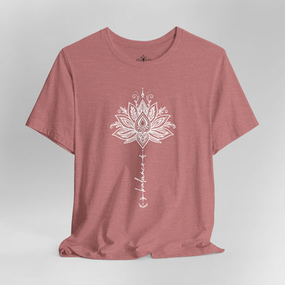 Balance Within – Lotus Yoga Tee