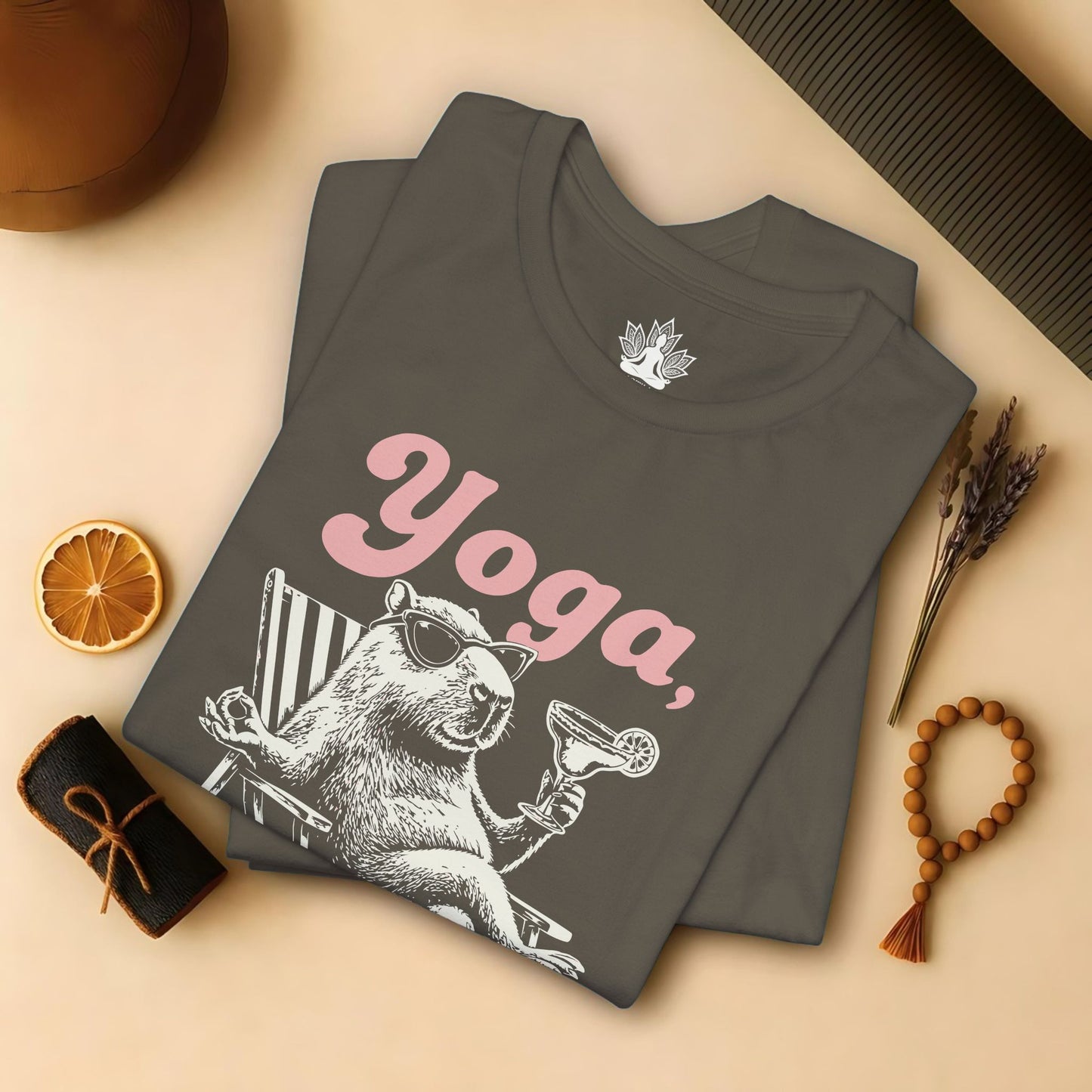 Capybara Yoga, Playa & Margarita Tee