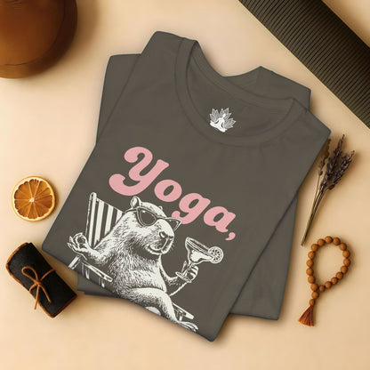 Capybara Yoga, Playa & Margarita Tee
